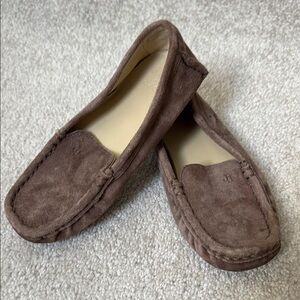 Brown Suede Loafers